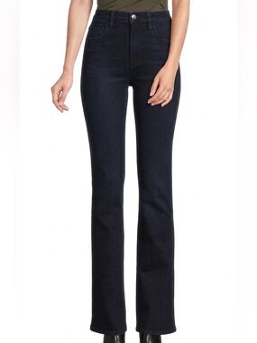 Joe's Jeans Dark Indigo High-Rise Wide Leg Jeans